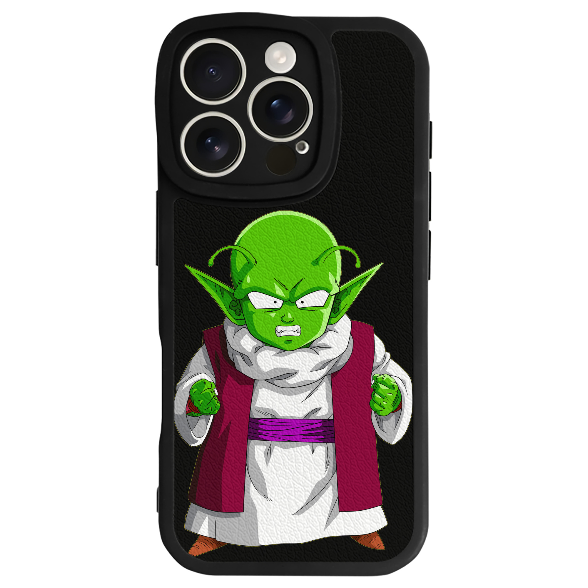 （画像用） ドラゴンボール ピッコロ DRAGON BALL Piccolo 【iPhone 16シリーズ対応】シリコンスマホケース（レザー調） 材質：シリコン